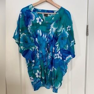 Hawaiian swimsuit cover up